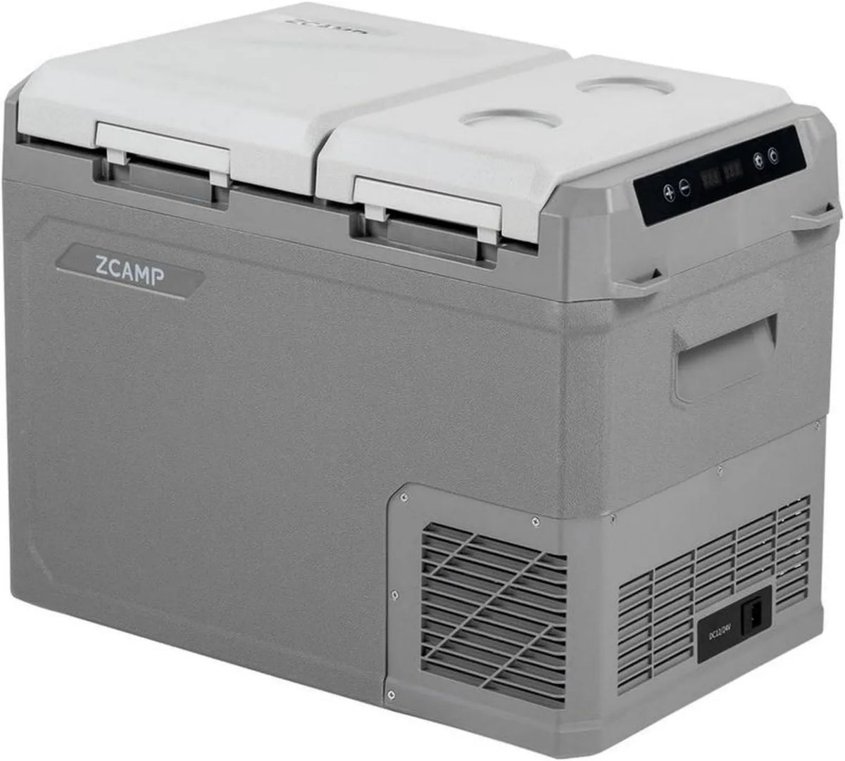 Przenośna lodówka kompresorowa GES45 32L, lodówka elektryczna Dual Zone do ciężarówek i łodzi, zakres temp. -20°C do 20°C, zasilanie 12/24V