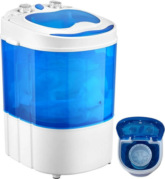 Przenośna mini pralka Steinborg 3 kg, podróżna do kempingu, bubble blue/white
