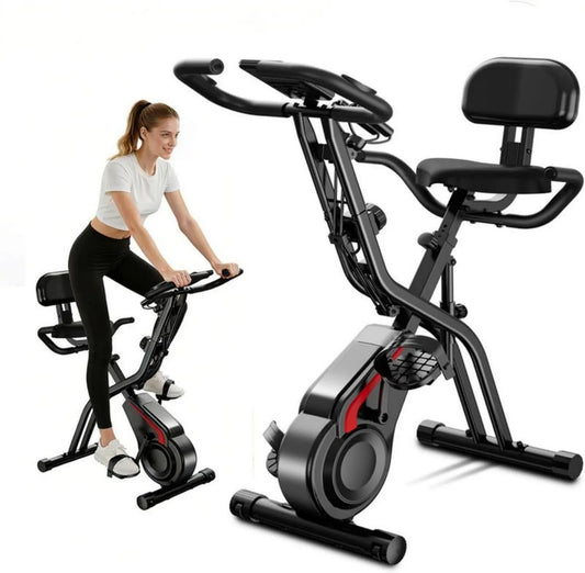 Rower stacjonarny składany 5 w 1 z magnetycznym oporem i LCD