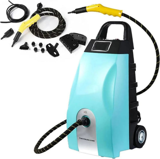 Wielofunkcyjna parownica 2500 W z dużym zbiornikiem 3,5 l, 6 końcówek do różnych powierzchni, idealna do czyszczenia podłóg, tapicerki i kuchni