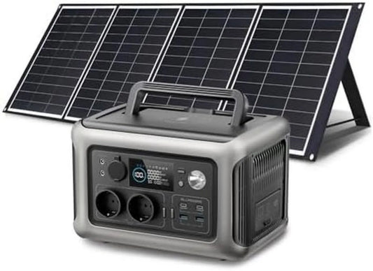 Zestaw solarny 200W z ładowarką i baterią LiFePO4 299Wh do kamperów