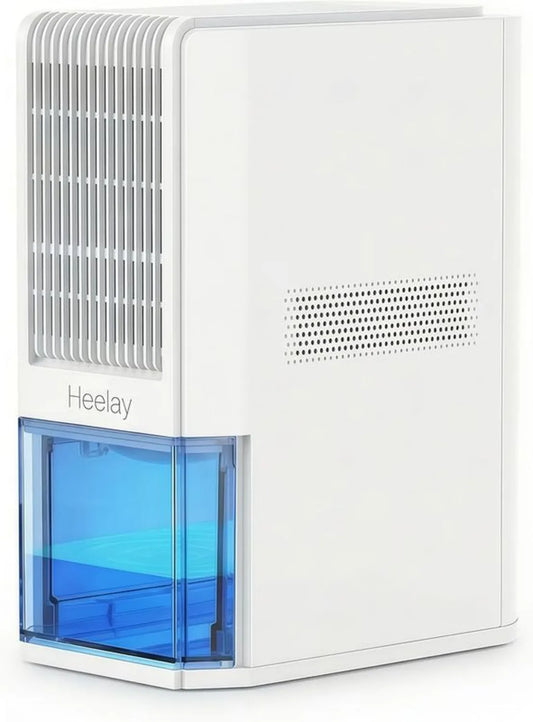 Osuszacz powietrza 2L z automatycznym wyłączaniem, 7 kolorów LED, zapobieganie pleśni, do domu i biura