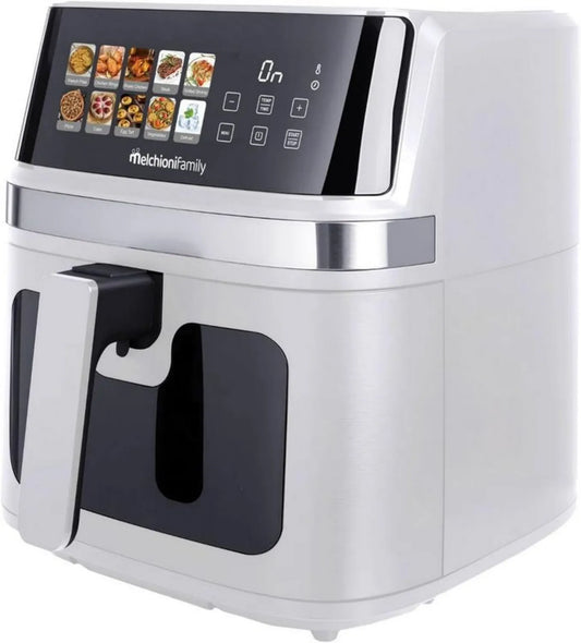 Melchioni Airfryer GAIA PLUS 8 l, XXL, 10 programów, wyświetlacz LED, bezolejowy, 2200 W