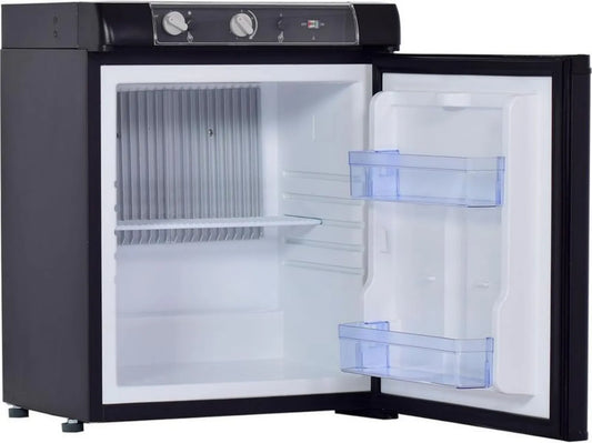 Przenośna Lodówka Turystyczna 40L na 12V/220V i Gaz, Czarna