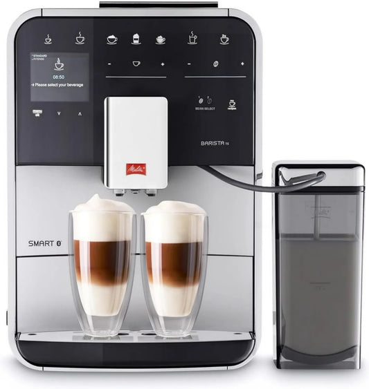 Melitta Caffeo Barista TS Smart Ekspres do Kawy z Aplikacją Sterującą, Srebrny