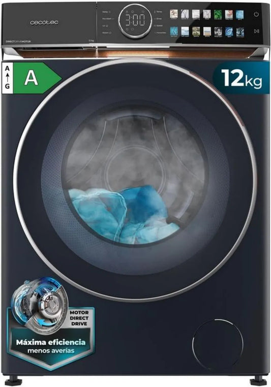 Pralka Cecotec Bolero Charge Front 12kg Direct Drive Niebieska 1400RPM