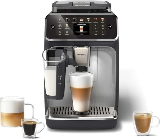 Philips Automatyczny Ekspres do Kawy 5500 LatteGo Czarno-Srebrny