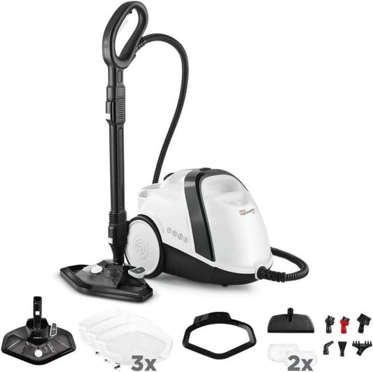 Polti Vaporetto Smart 120 parowy odkurzacz ciśnieniowy, szybkie nagrzewanie, zabija 99,99% drobnoustrojów, 14 akcesoriów
