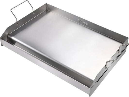 VEVOR Stalowa płyta grillowa 587 x 395 mm, nieprzywierająca do kuchenek gazowych