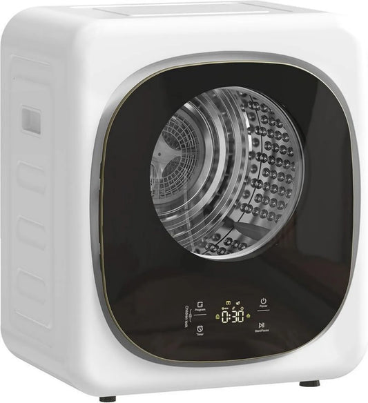 Przenośna suszarka HOMCOM z wyświetlaczem dotykowym, 800 W, 4 kg, do 60°C