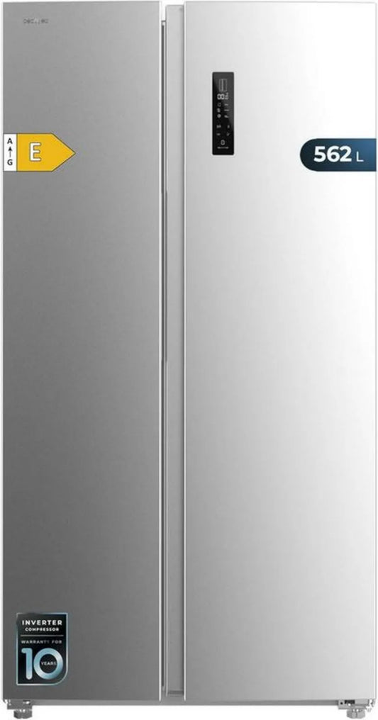 Lodówka Side by Side Cecotec Bolero Inox 562L - No Frost, Inverter, Multiairflow