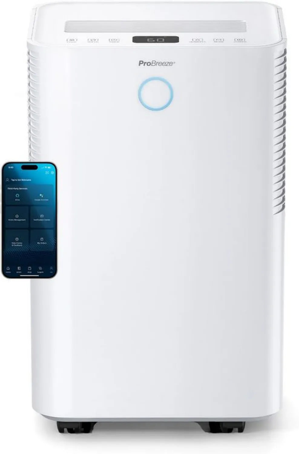 Pro Breeze Osuszacz Powietrza 20L z Funkcją Prania i Automatycznym Higrostatem