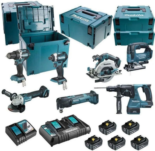 Profesjonalny zestaw narzędzi MAKITA 7 w 1 - Model DLX7014PTJ
