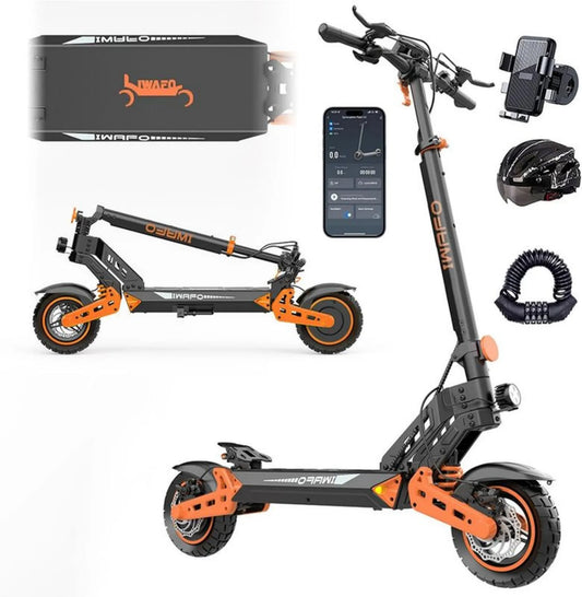 Wydajny Elektryczny Skuter Miejski 2000W, Zasięg do 80 km, Bateria 52V 20Ah, Aplikacja, Ekran HD