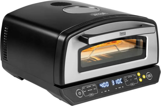Piec do pizzy Teesa SUPREME ELITE 2200W, 450°C, podwójne grzałki, kamień 33cm, różne programy