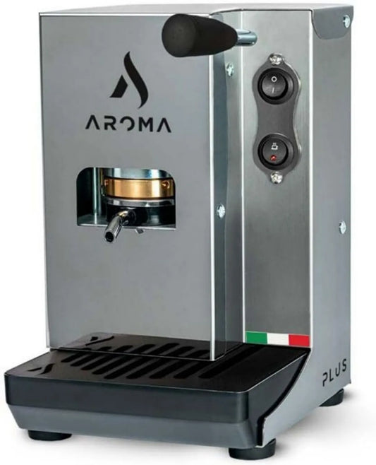 Srebrny Ekspres Aroma Plus+ na kapsułki ESE 44 mm