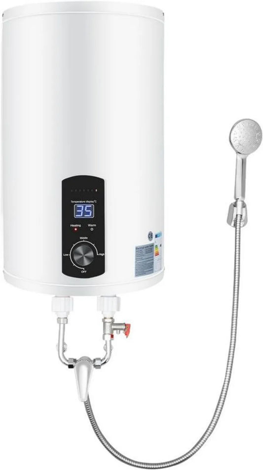 Poziomy elektryczny podgrzewacz wody 50L z prysznicem, 220V