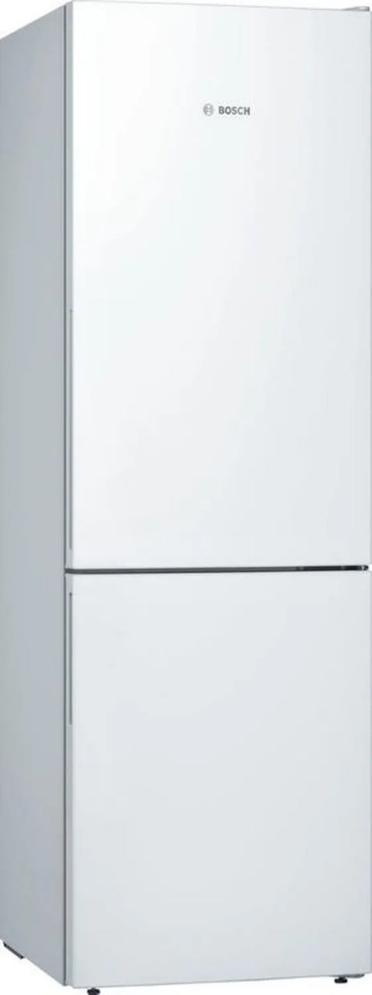Lodówko-zamrażarka Bosch KGE36AWCA Serie 6, 186 cm, chłodziarka 214 l, zamrażarka 88 l, technologia VitaFresh, LED, biała