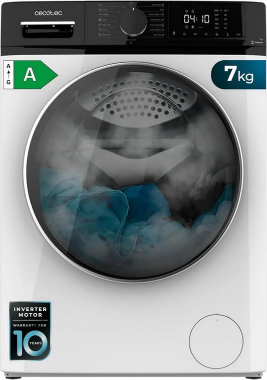 Pralka Cecotec Bolero Dresscode 7610 7 kg Inverter Klasa A z Funkcją Parową